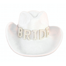 Cowboy Hat - White Bride